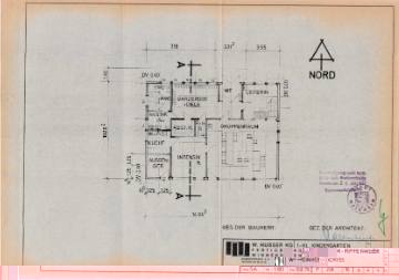 Grundriss aus den Bestandsunterlagen